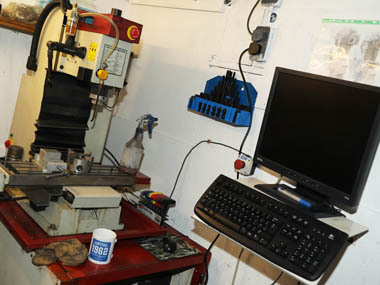 Sieg Setup on New Cutdown Bench